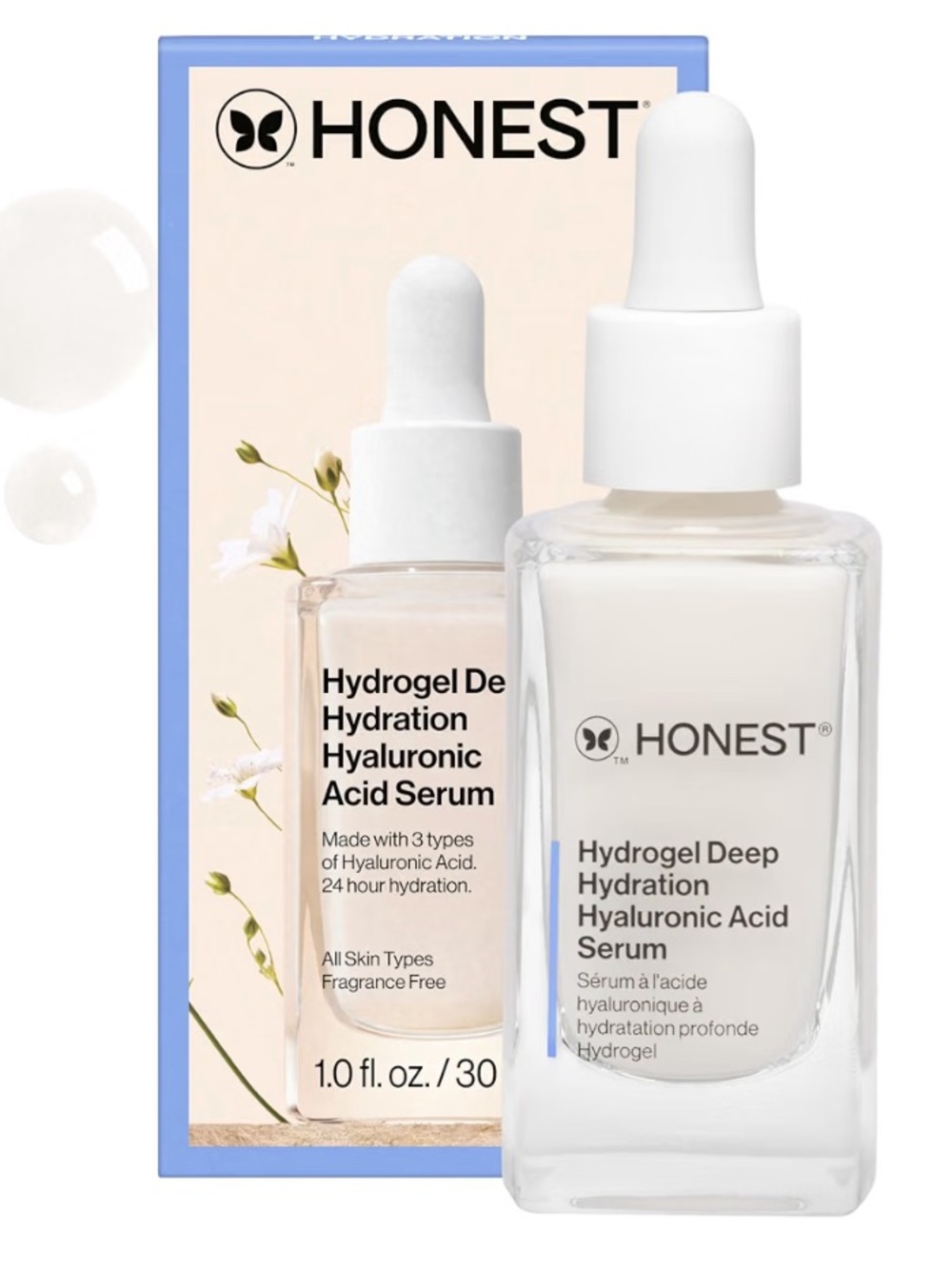 Honest Beauty Hydrogel Deep Hydration Hyaluronic Acid Serum
